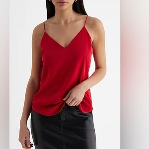 EXPRESS: Satin V-Neck Downtown Cami
